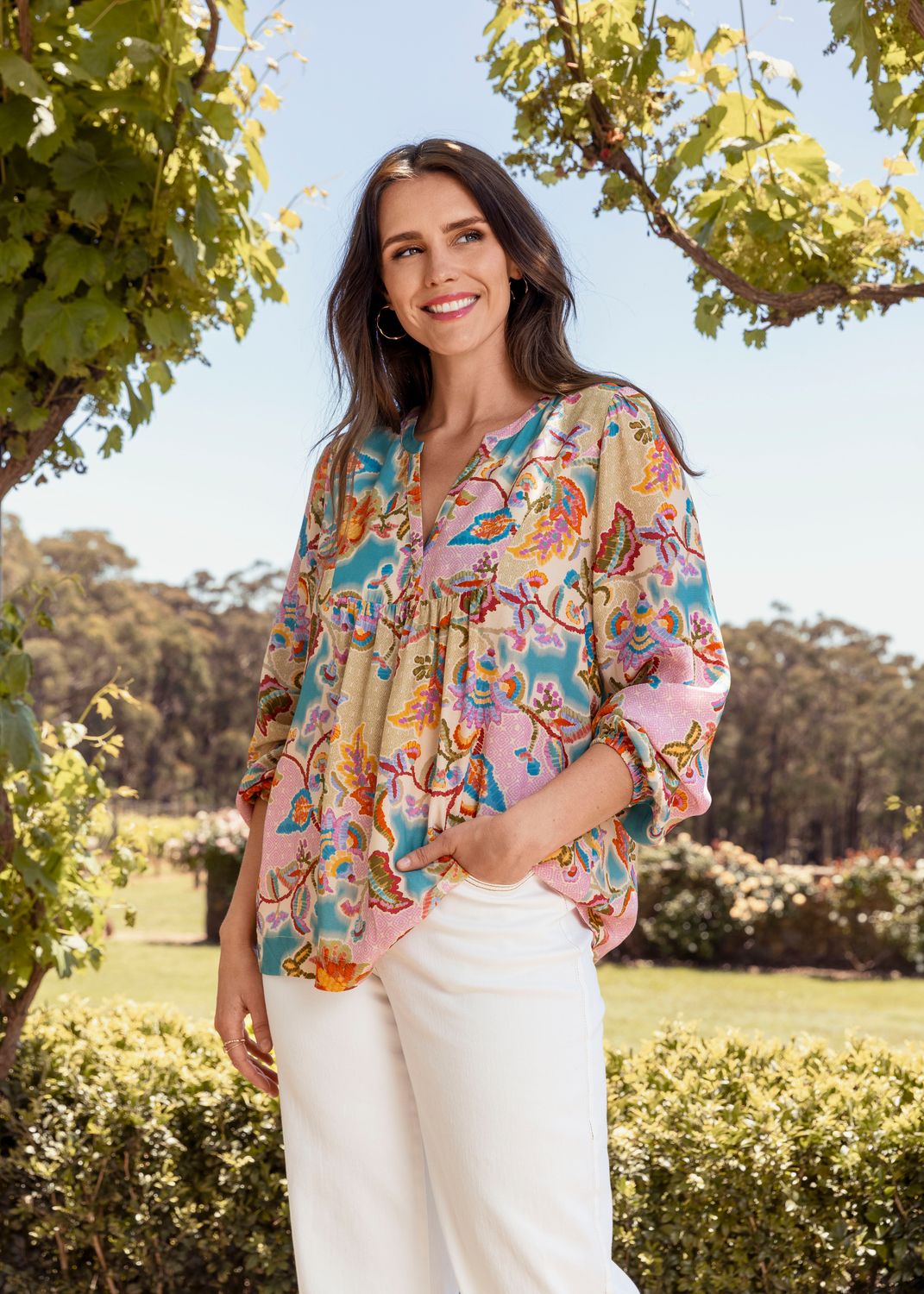 Jump - Fresh Chintz Top / Multi 586J3082A