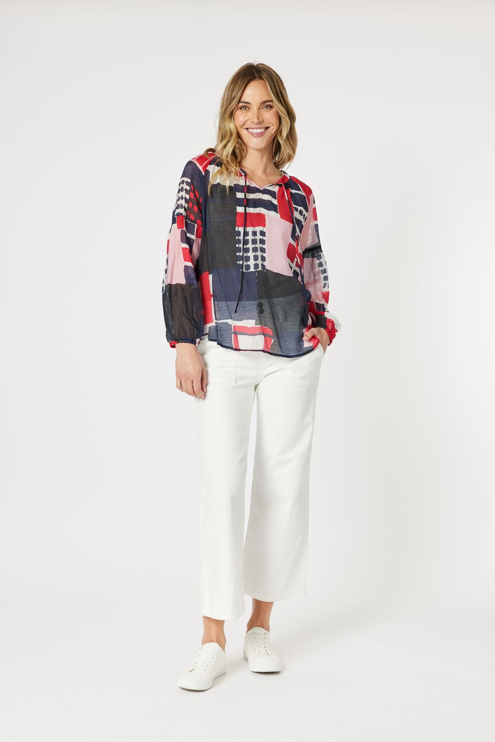 GS - Brighton Top / Navy Multi 46826