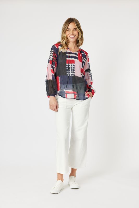 GS - Brighton Top / Navy Multi 46826