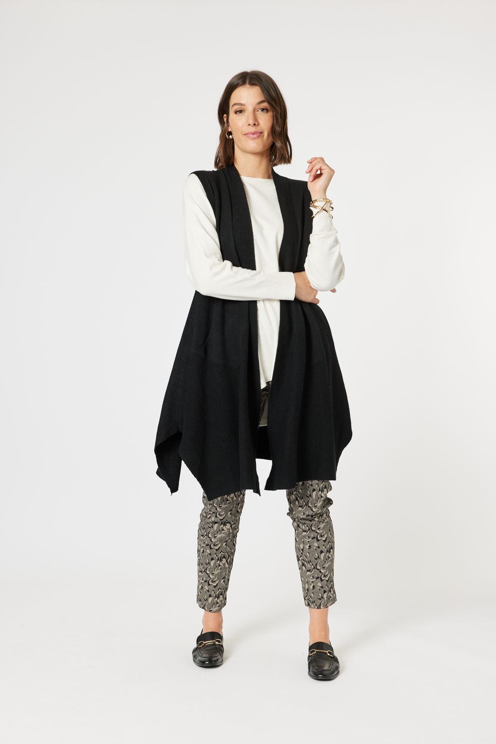 Clarity - Casa Knit Vest / Black 46835