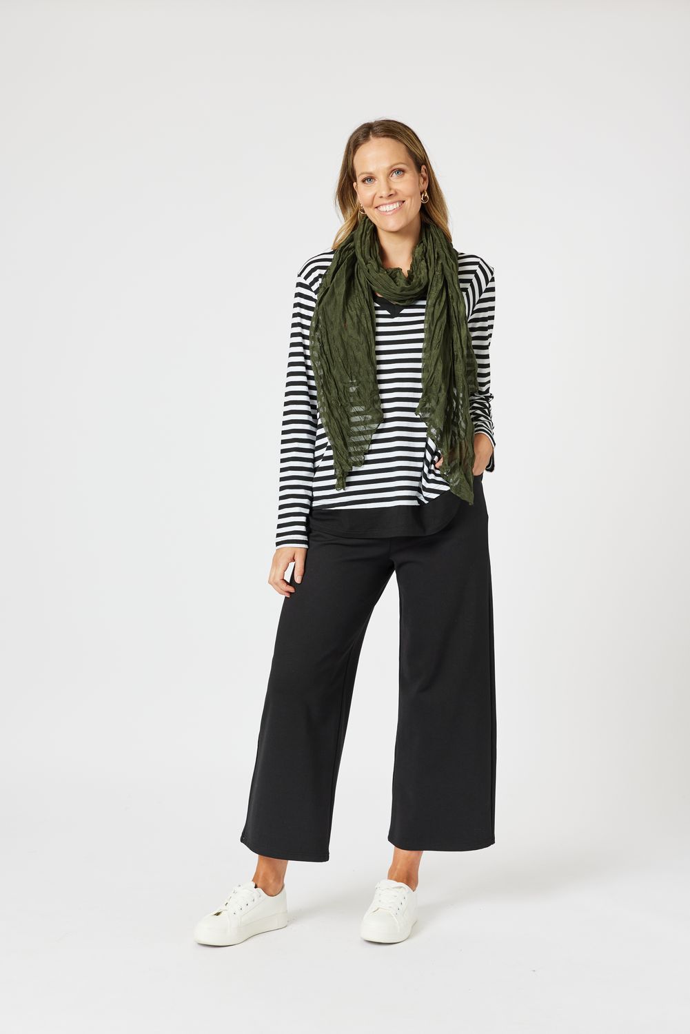 Clarity - Crushed Scarf / Khaki 47181