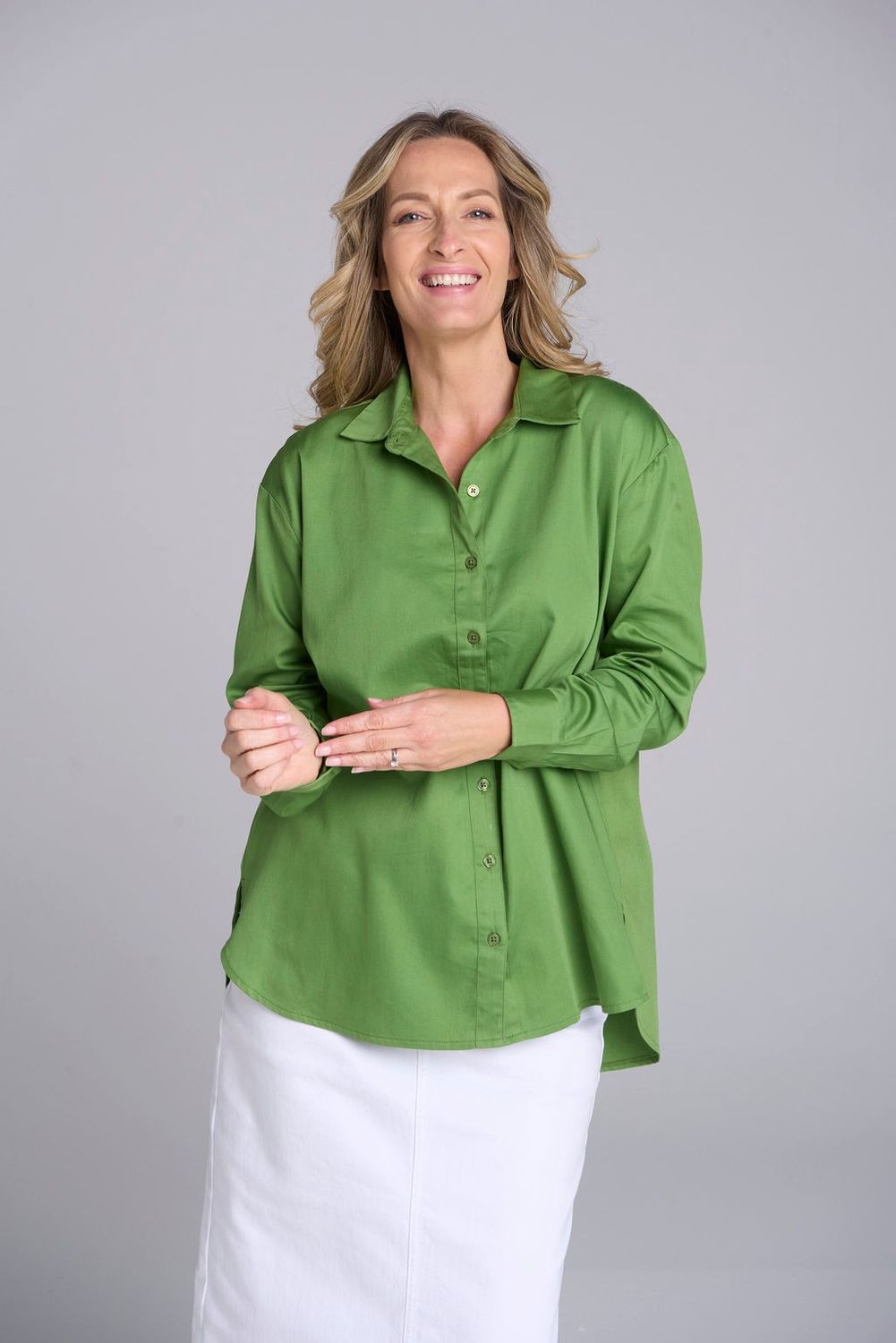 GC - Oversized Basic Shirt / Banana Palm 4432