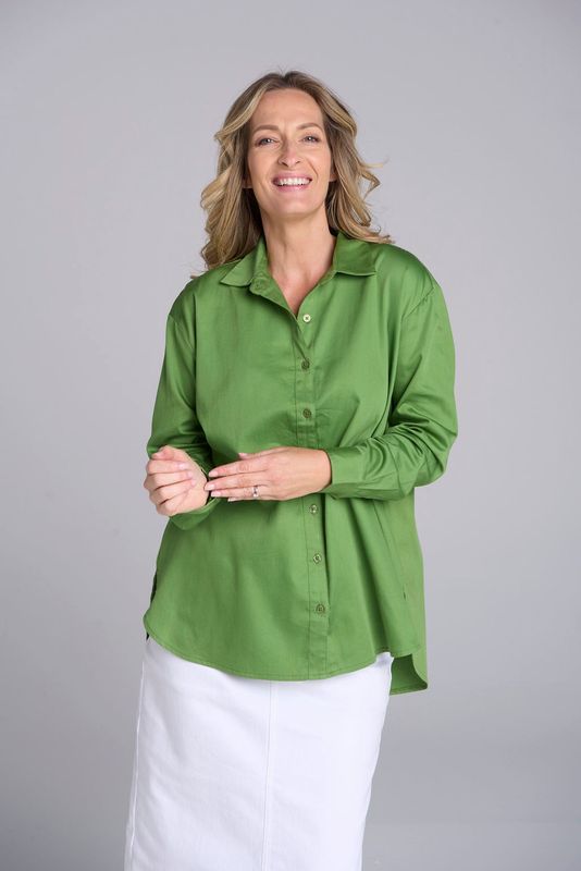 GC - Oversized Basic Shirt / Banana Palm 4432