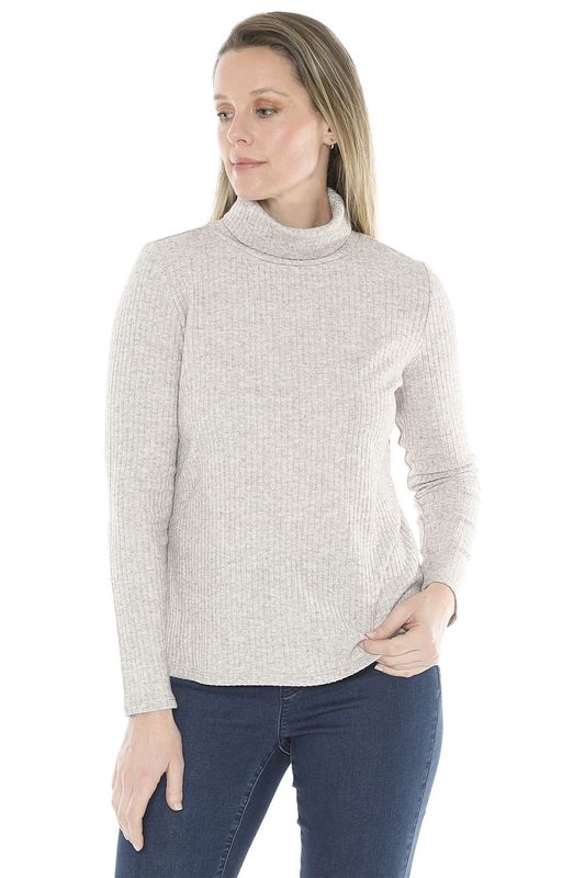 Jump - Marle Cowl L/S Tee / Biscuit 58612012A