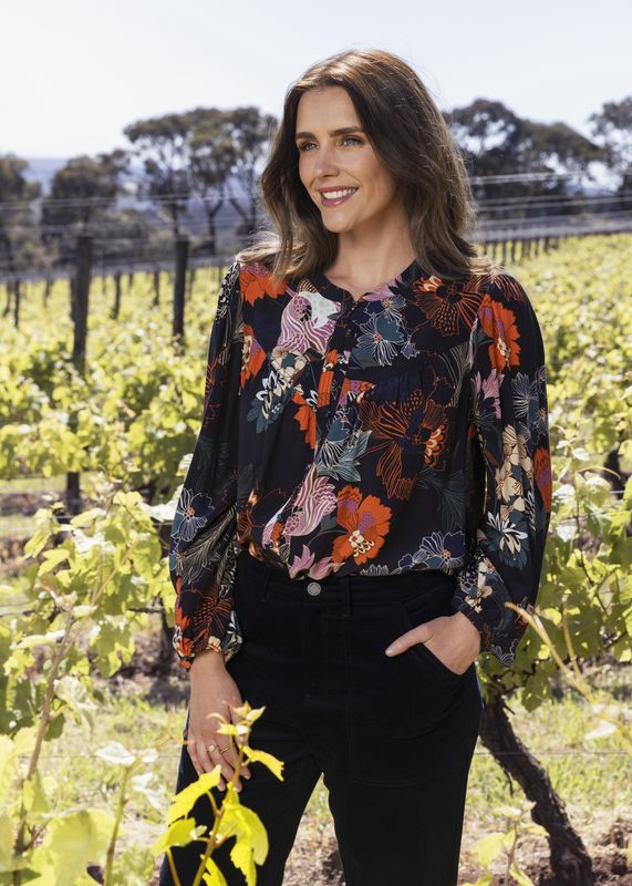 Jump - Deco Floral Top / Multi 586J3097A