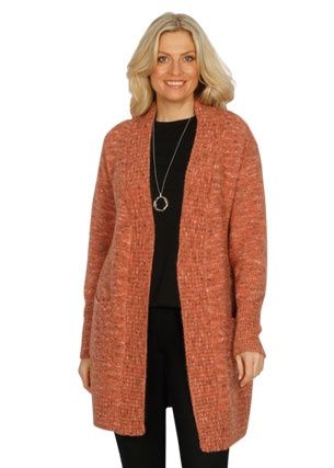 Emily Adams - Edge 2 Edge Cardigan / Spice E1908