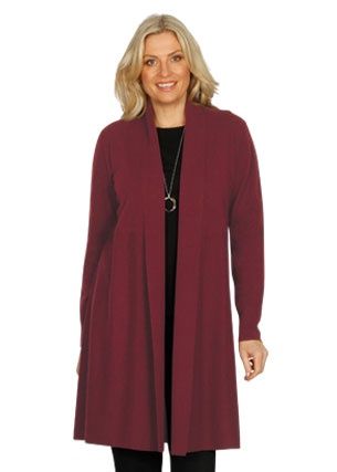 Emily Adams - Edge 2 Edge Cardi / Shiraz E1905