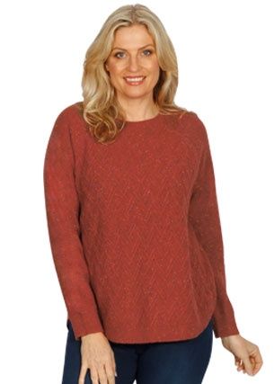 Sportswave - Fleck Knit Pattern / Flame 2556