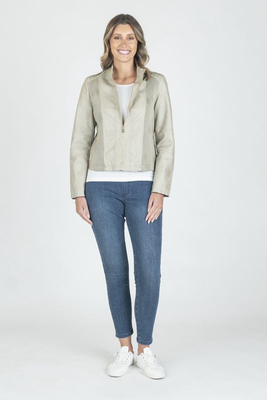 Renoma - Biker Jacket / Oat 0222.22