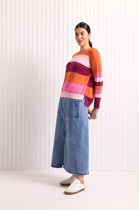 Foil - By The Rules Sweater / Orange Mix FO8044