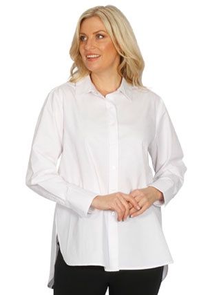 Emily Adams - Essential Winter Shirt / White E1921