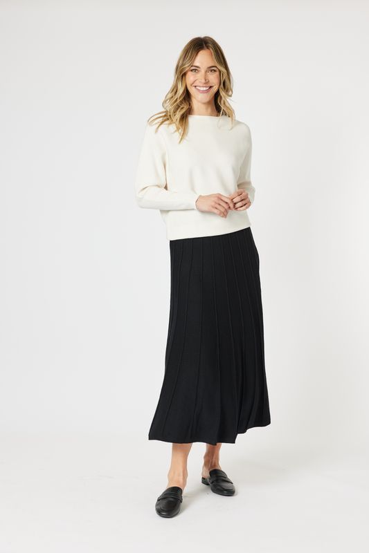 Gordon Smith - Kate Long Knit Skirt / Black 44471