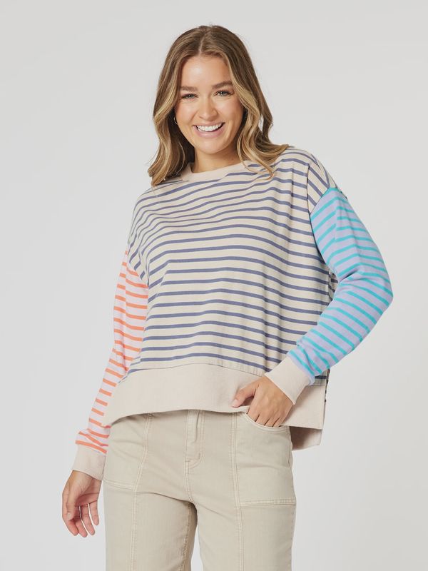Threadz - Maxwell Sweatshirt Blue/Multi / 47058