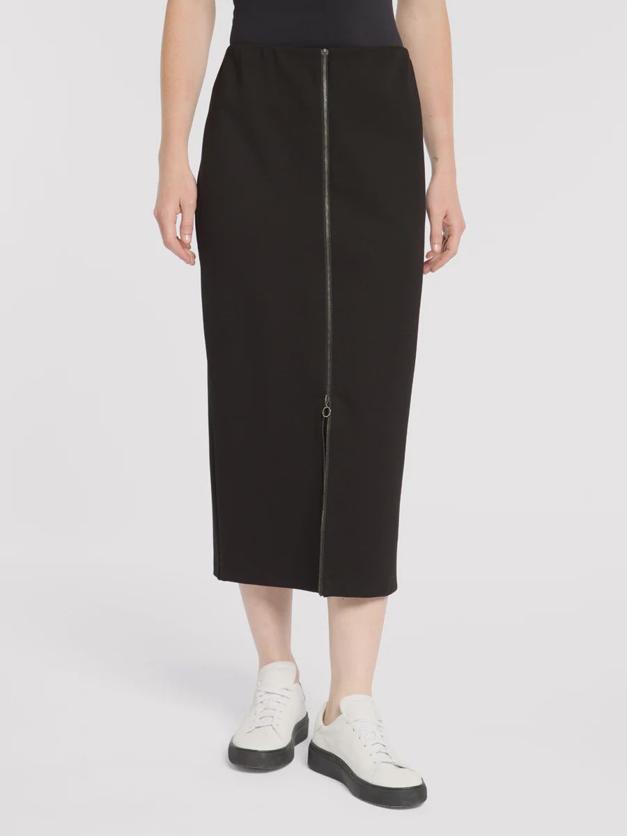 Marco Polo - Utility Ponte Skirt / Black YTMP5042