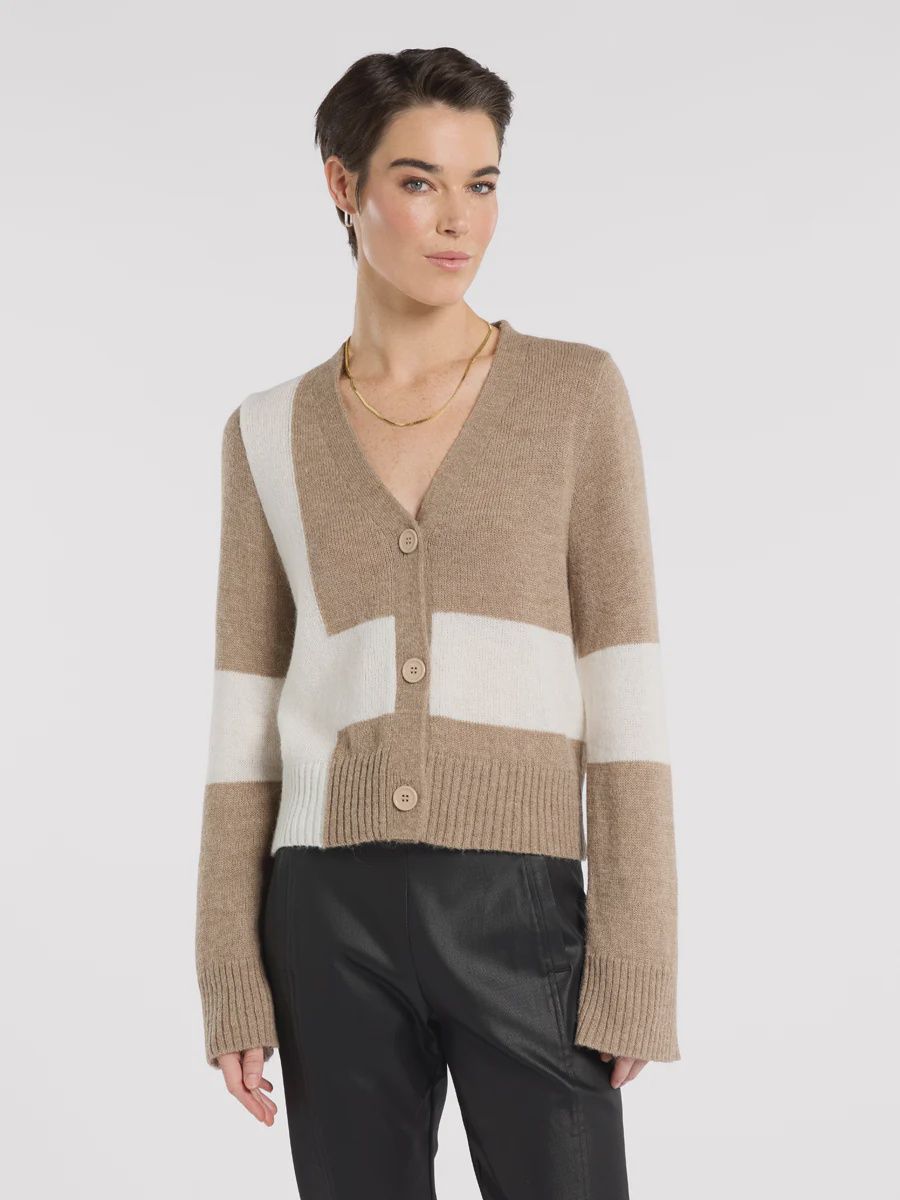Marco Polo - Eternal Check Cardi / Cedar YTMP3635
