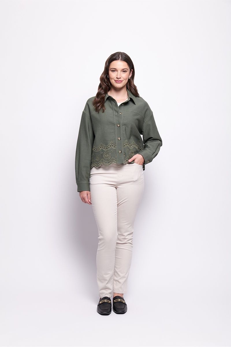 Foil - Holey Moley Trouser / Chalk FO6827
