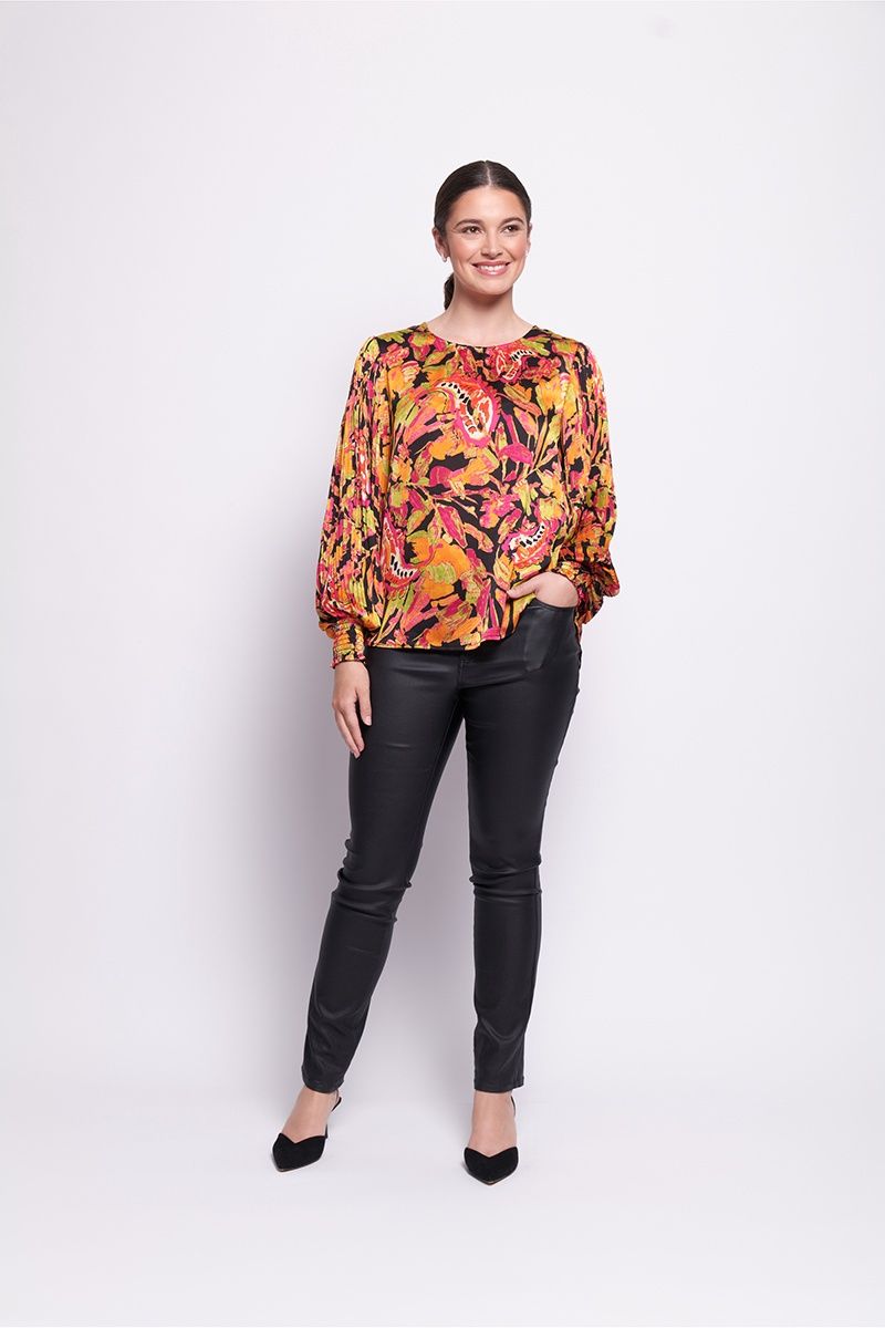 Foil - Pleats To Meet You Blouse / Best Exotic FO8133