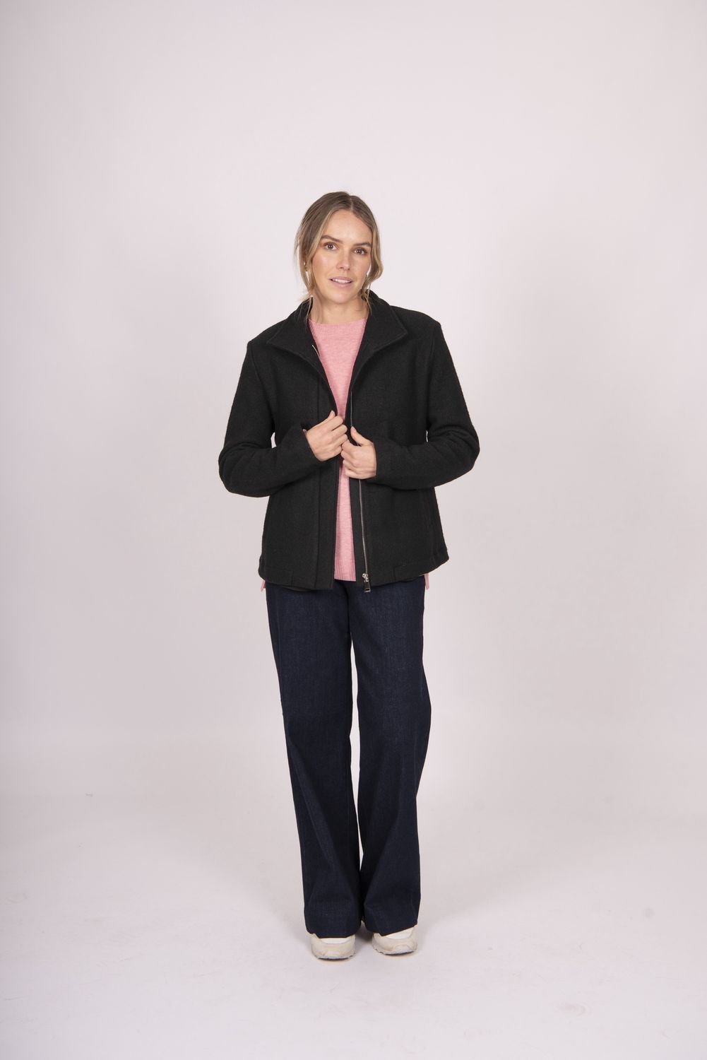 Fields - Harrington Jacket / Black FK5046