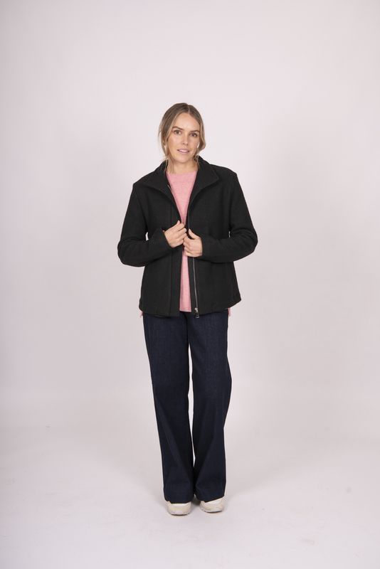 Fields - Harrington Jacket / Black FK5046