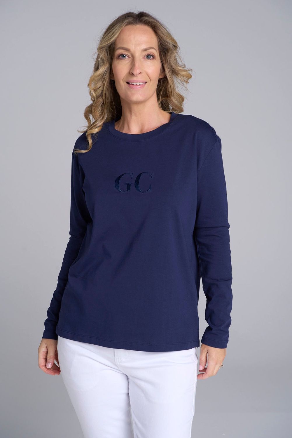 GC - Basic GC Tee Long Sleeve  / Parisian Navy 3300