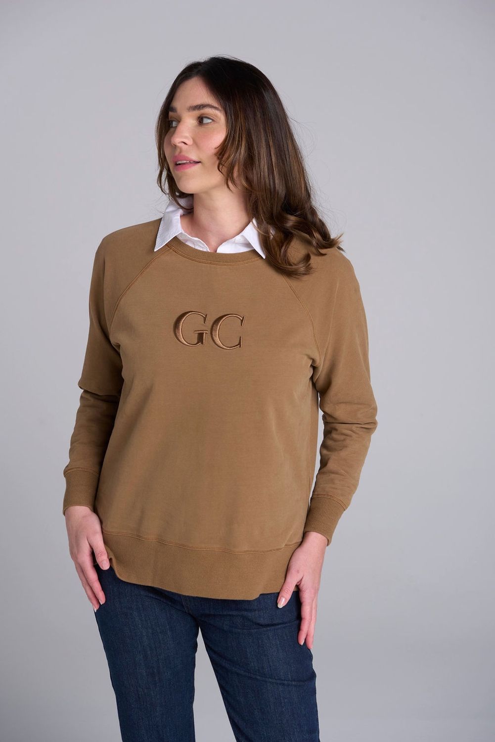GC - Logo Sweater / Tobacco 3262