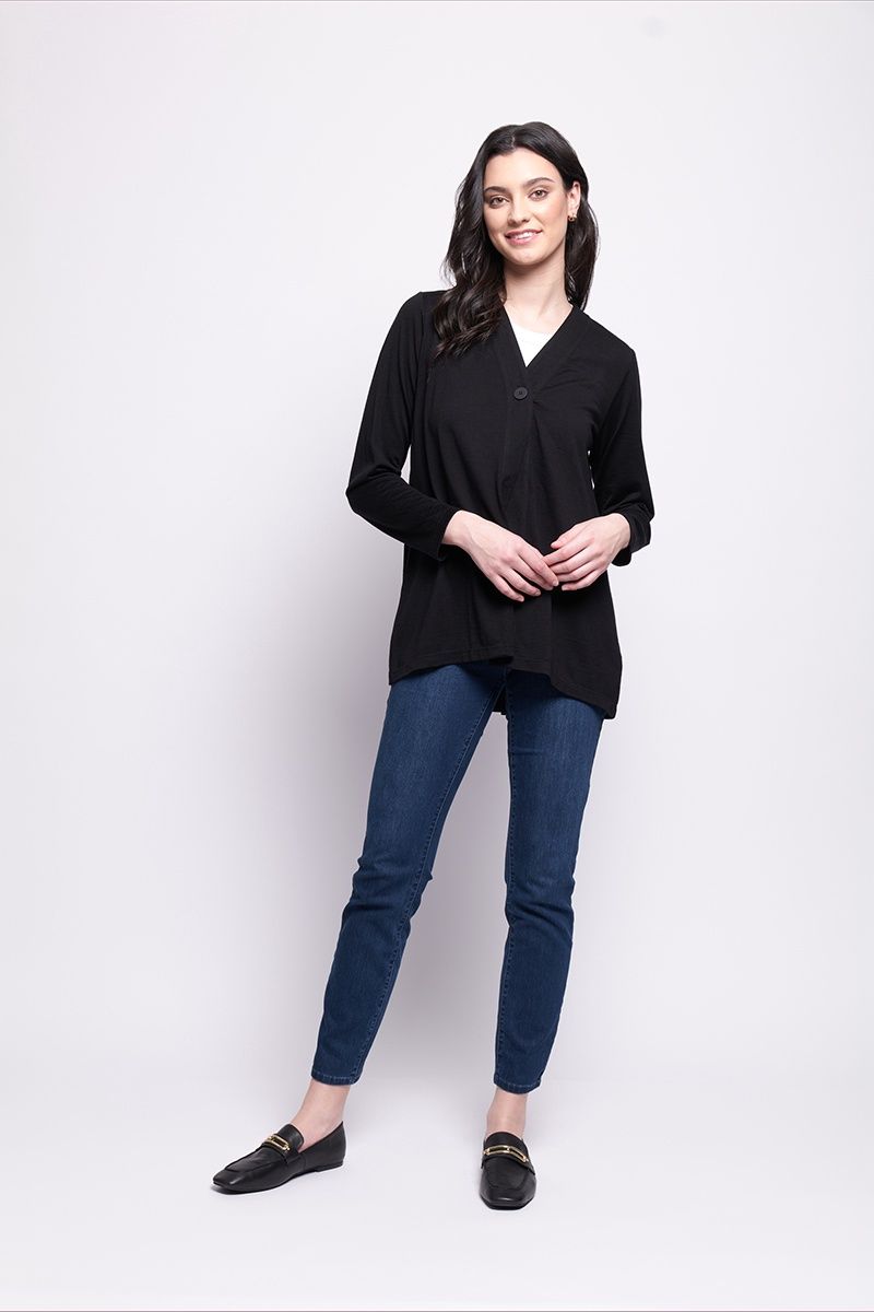 Foil - Perfect Yard Cardigan / Black FO7992