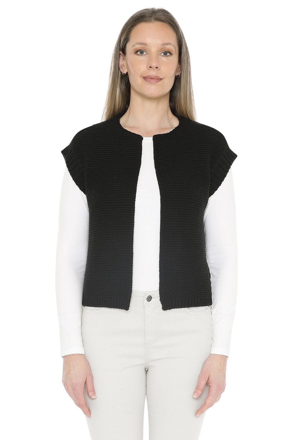 Jump - Knit Gilet / Black 58611001A