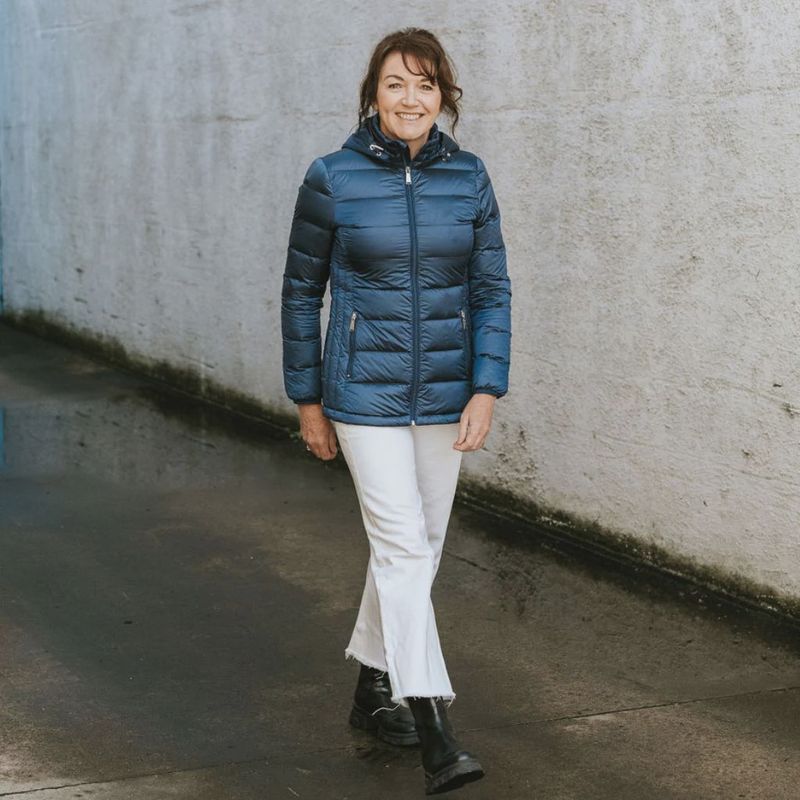 Moke - Lynnette Packable Down Jacket / Moonlight