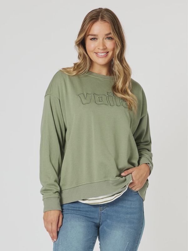 Threadz - Voila Sweatshirt / Khaki 47251