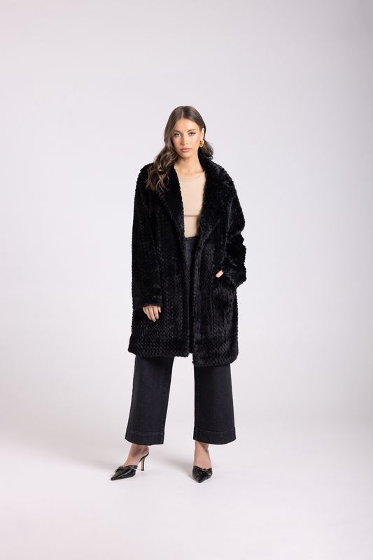 Two-T&#39;s - Teddy Coat / Black 3077