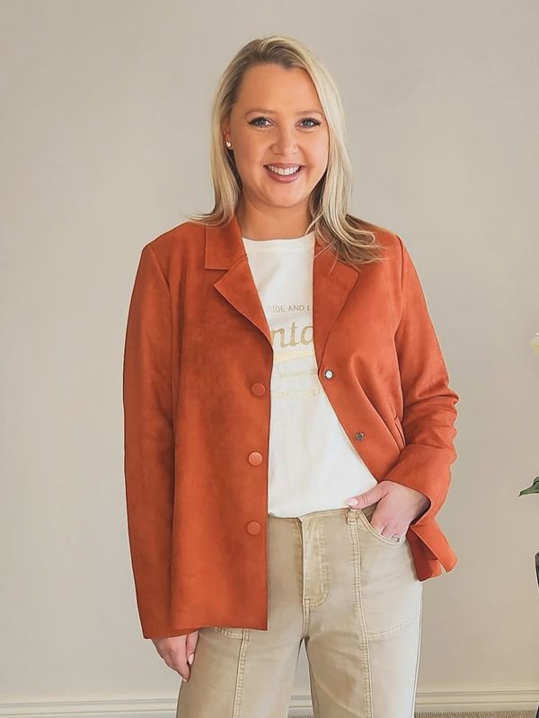 Threadz - Avenue Faux Suede Jacket / 46668