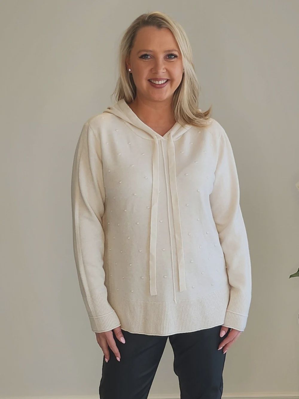 Threadz - Alexa Knit Hoodie / 46873