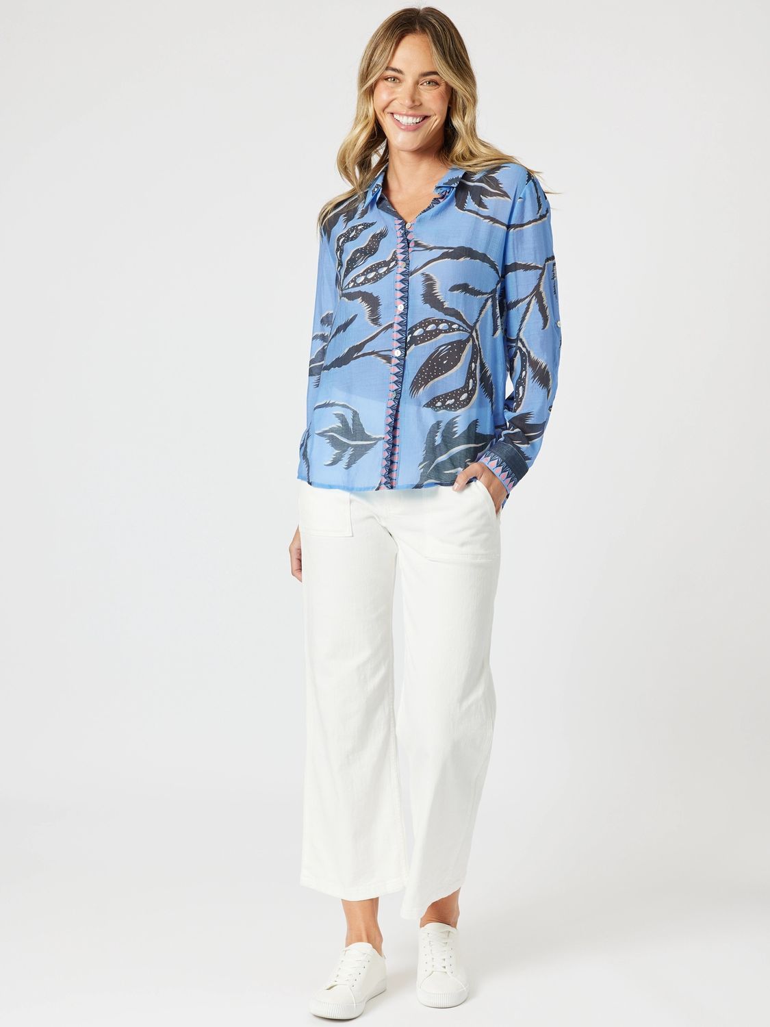 Gordon Smith - Peninsula Floral Sheer Shirt - 47934