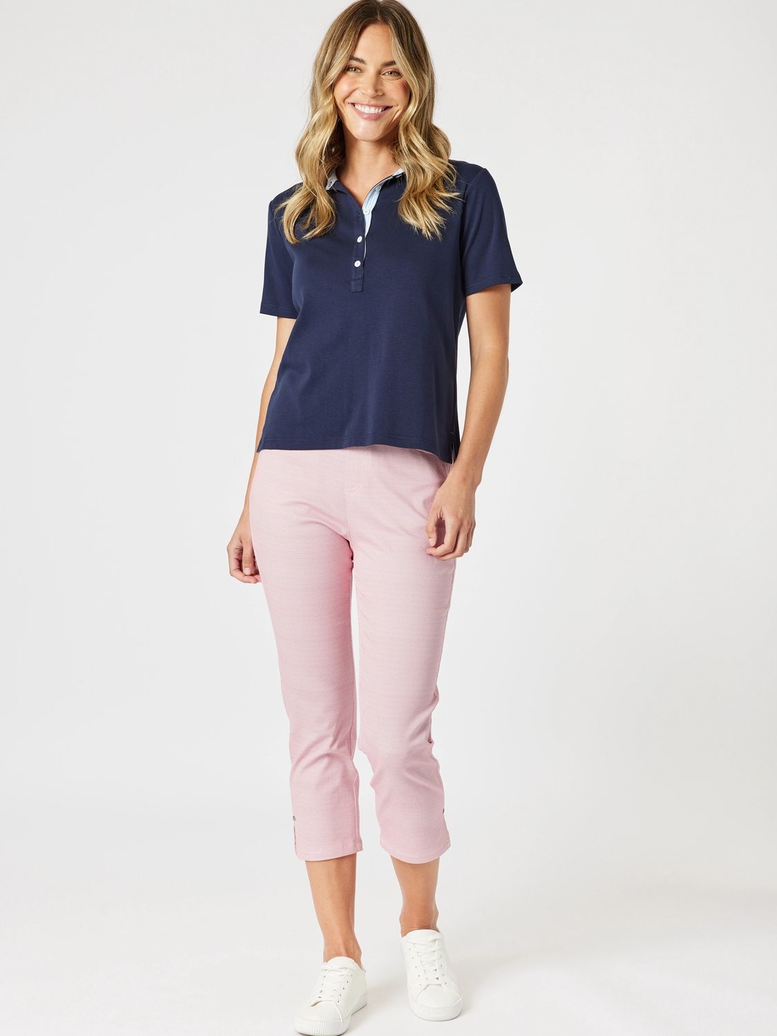 Gordon Smith - Classic Rib Polo - 48211, Colour: Navy, Size: 8