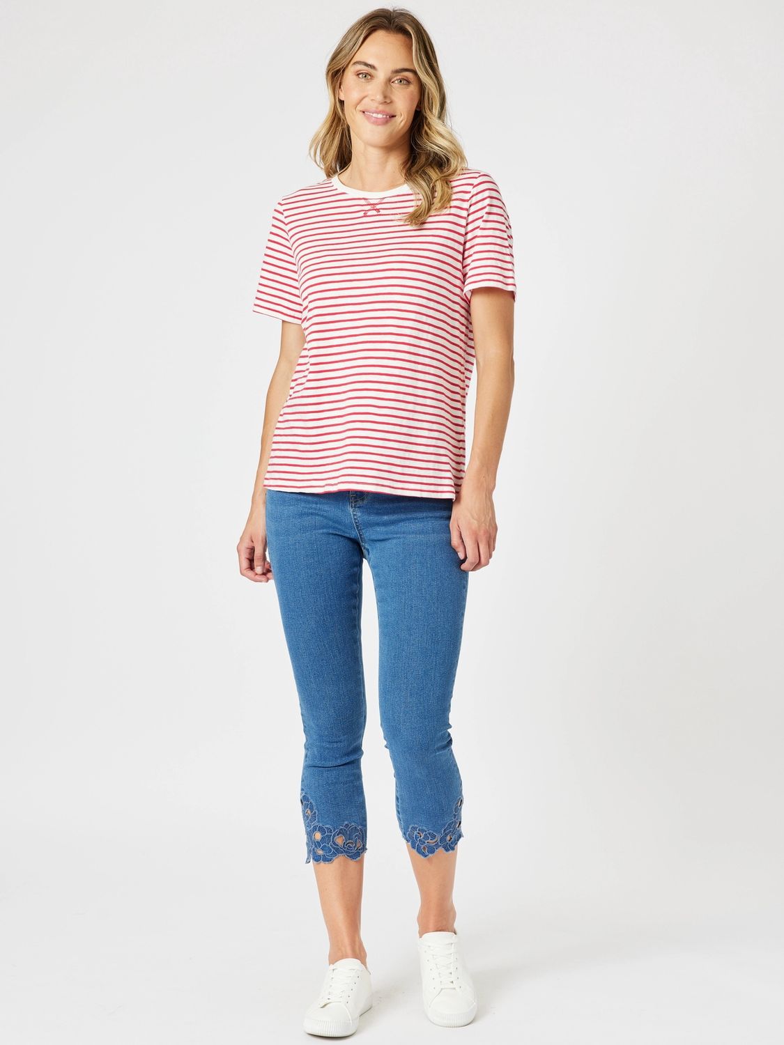 Gordon Smith - Isla Embroidered Slim Leg Jean