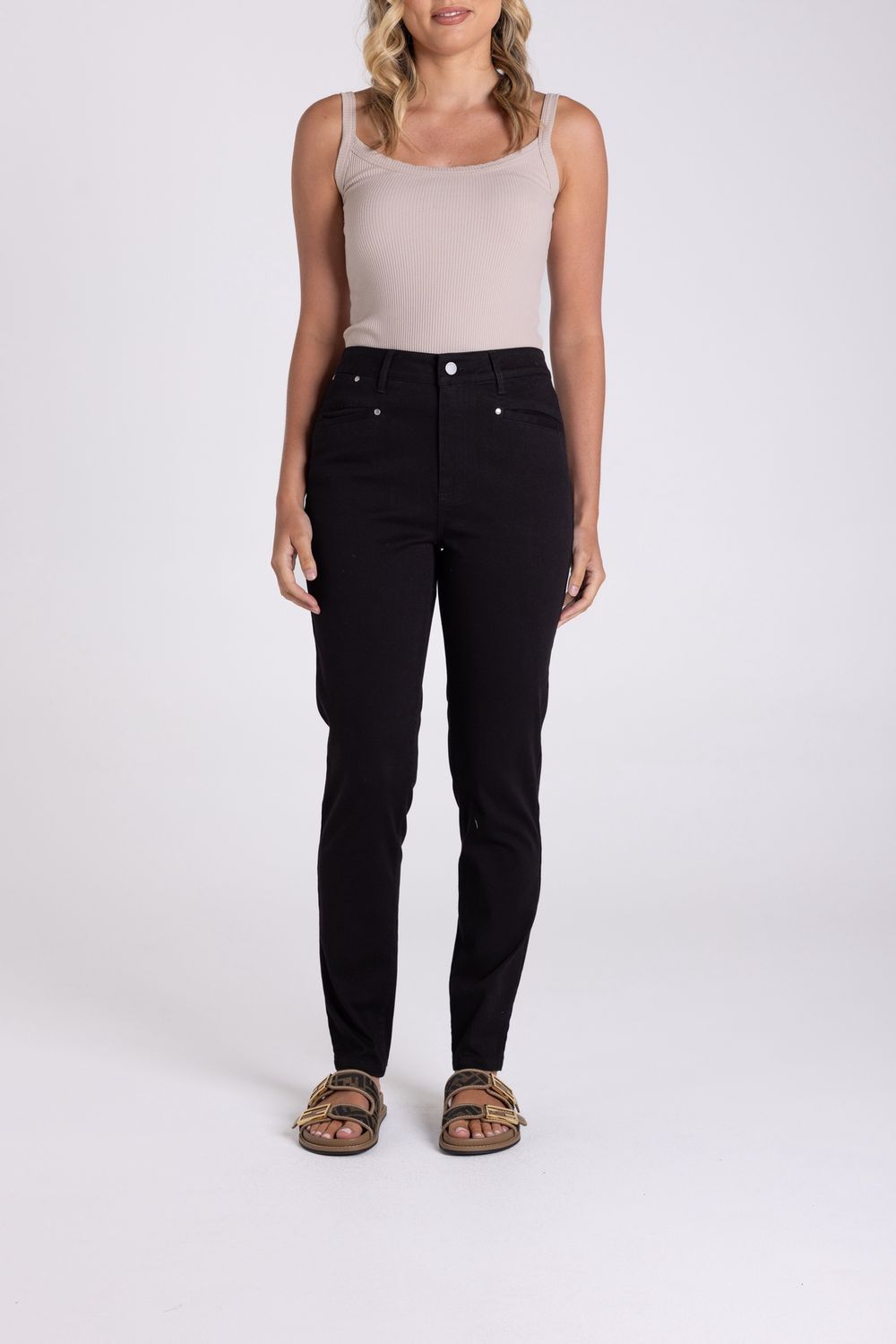 Two-T&#39;s - Sateen Jean / Black 3172
