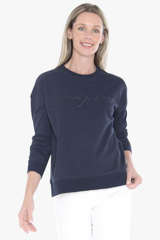 Jump - Luxe Sweat Top / Navy 59612021A