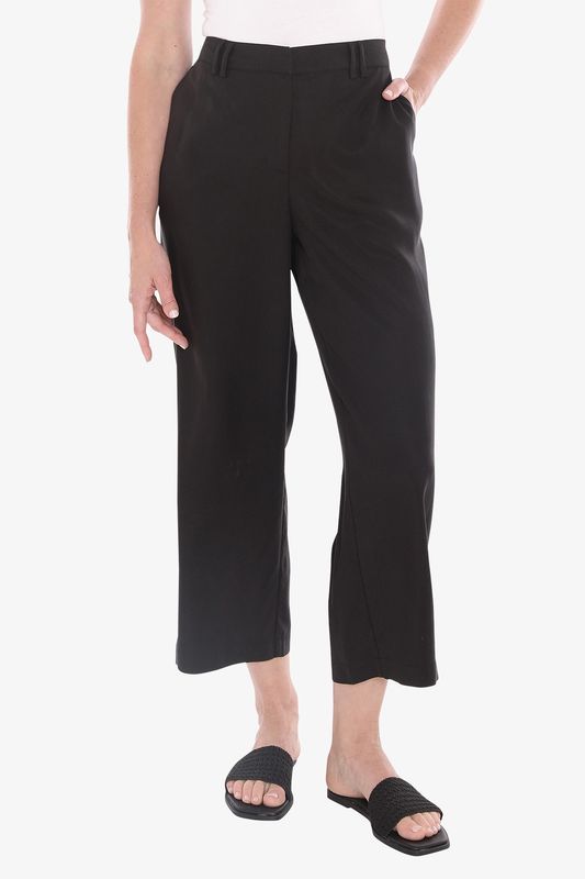 Jump - Flat Front Pant / Black 596J7143A