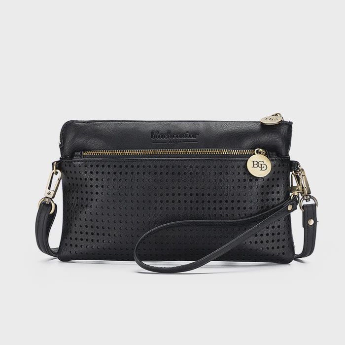 Black Caviar - Nina Crossbody/Clutch, Colour: Black
