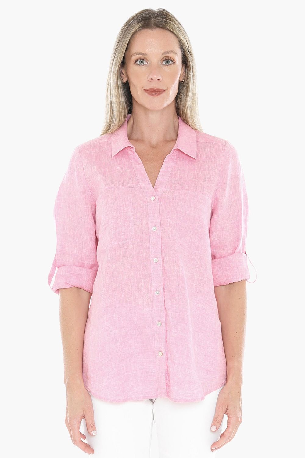 Jump - 2 Pocket L/S Shirt / Flamingo 596J3062A