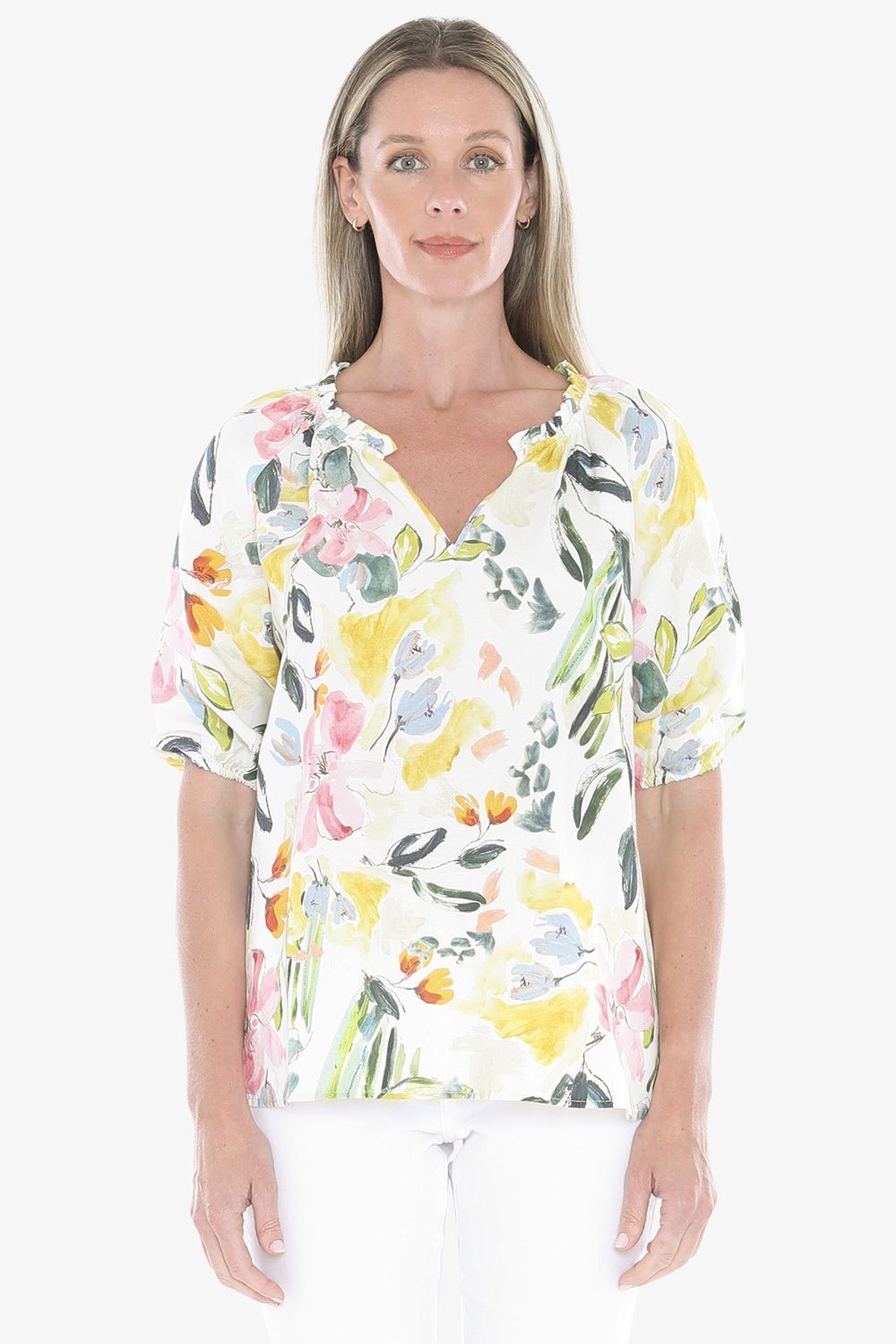 Jump - Wildflower Top / Ivory 596J3077A