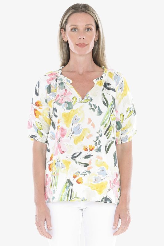 Jump - Wildflower Top / Ivory 596J3077A