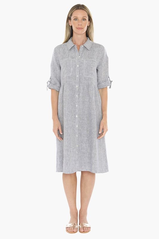 Jump - Mini Check Dress Night/Wht 596J5114A