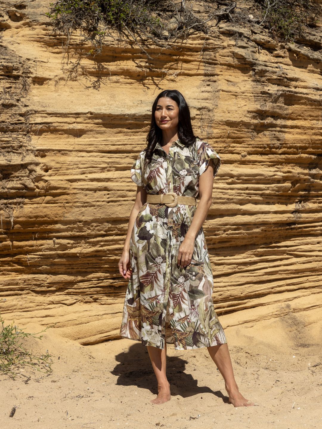 Jump - Balmy Tropics Dress / Multi 596J5172A