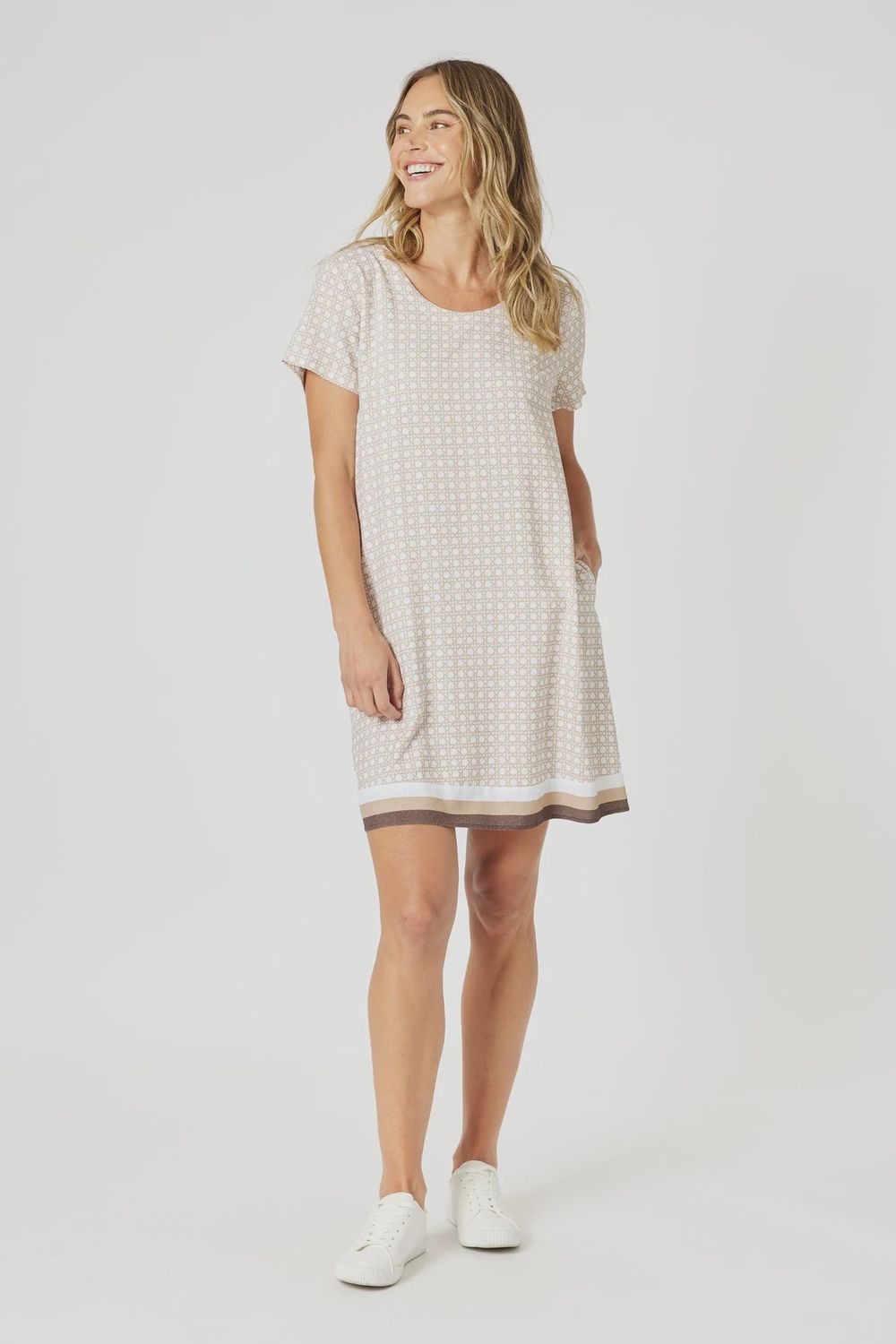 Gordon Smith - Rattan Dress Natural / White 47902