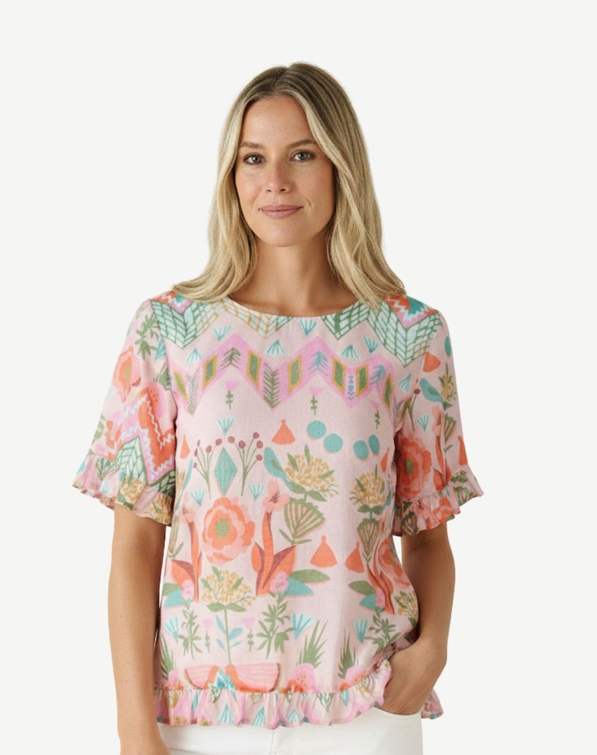 Corfu - Soft Print Top / S2526499