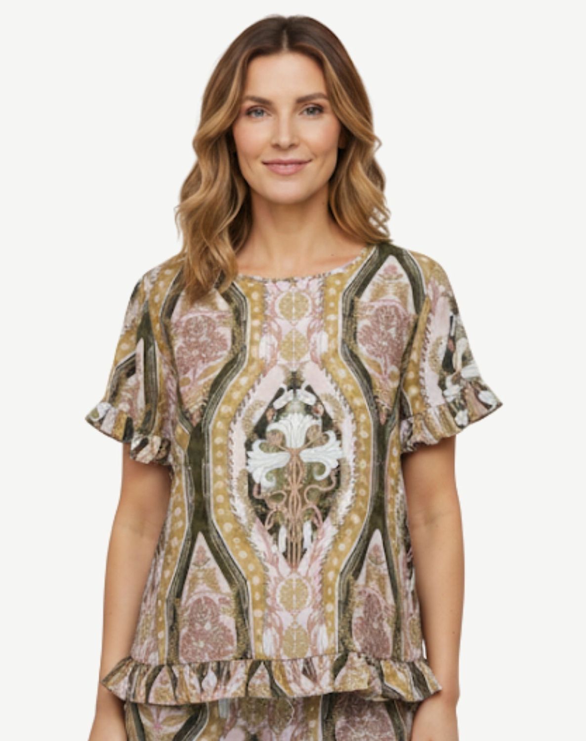 Corfu - Print Top / Elderflower Field S2566499
