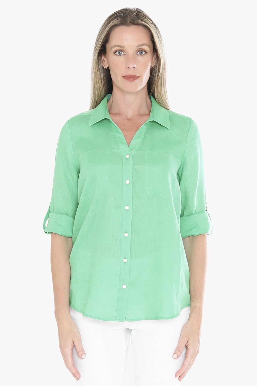 Jump - 2 Pocket L/S Shirt / Apple 596J3062A