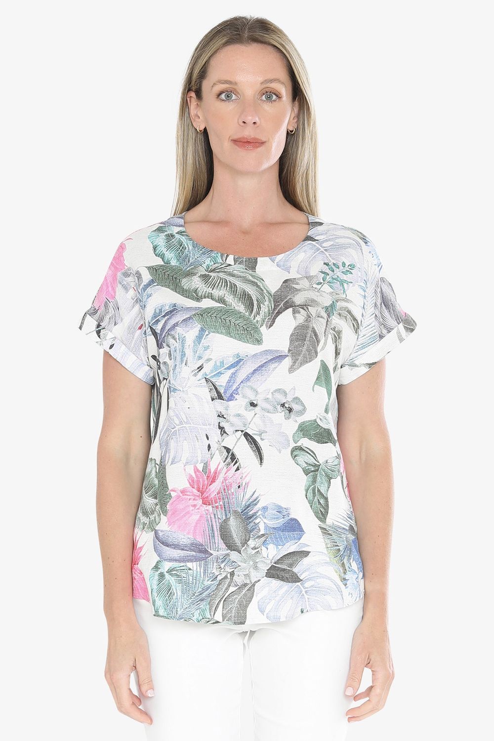 Jump - Dusk Jungle Top / Multi 596J3171A