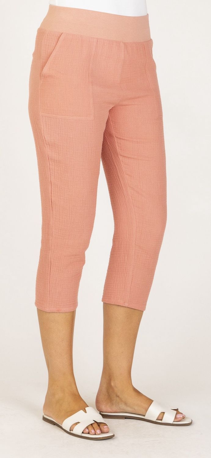 Renoma - Coastline Rib Pant / Coral 1433.13